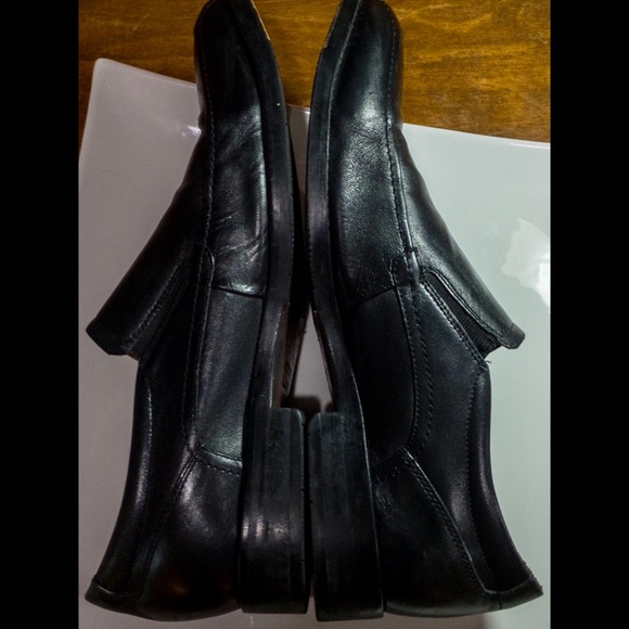 ▪️JOHNSTON & MURPHY▪️Black Leather Slip-On Loafers - Picture 5 of 10